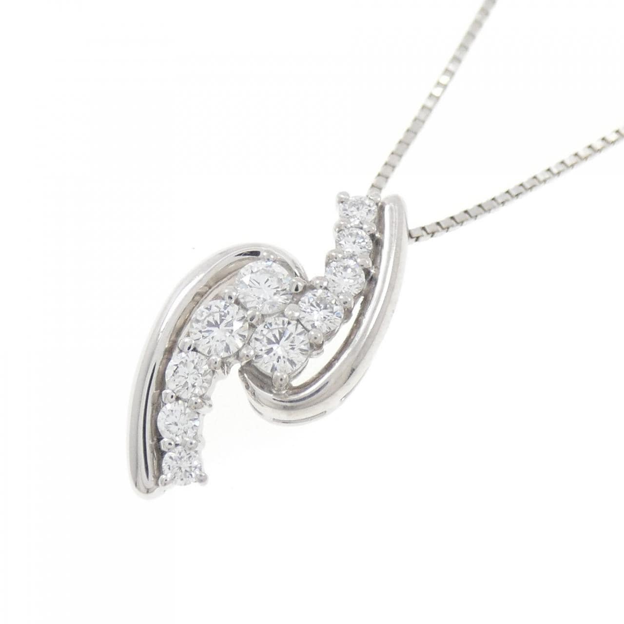 PT900/PT850 ダイヤモンド ネックレス 0.50CT