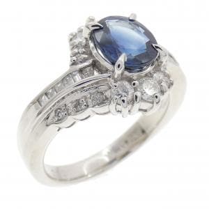 PT900 サファイヤ リング 1.30CT
