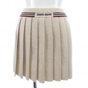 ミュウミュウ MIU MIU MIU MIU ロゴ MMG485 SOOO 14AY スカート