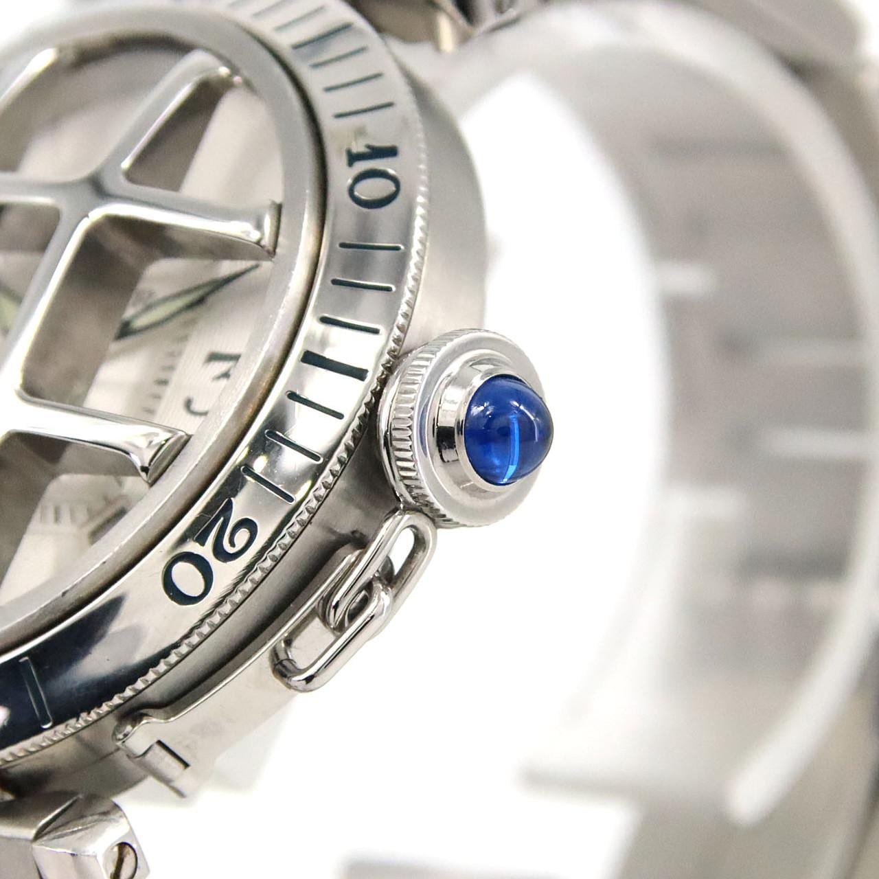 【ノーメンテナンス特価】カルティエ パシャグリッド コンベックス W31059H3 SS 自動巻