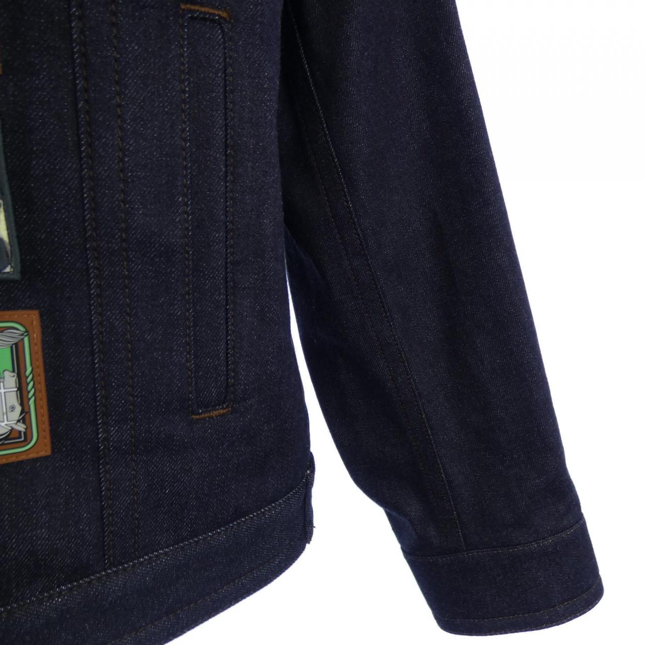 エルメス HERMES ICONES AU CARRE アイコン オ カレ *31-5516 デニムジャケット