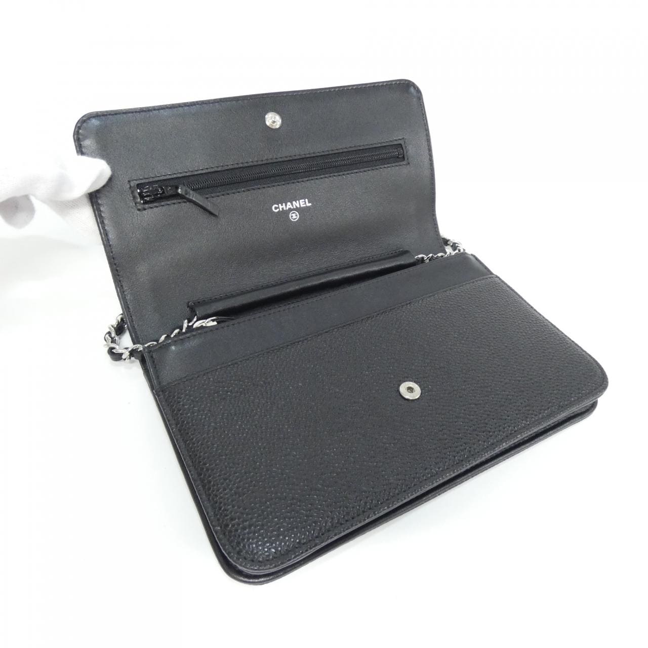 シャネル タイムレスCC ライン 48654 チェーンウォレット