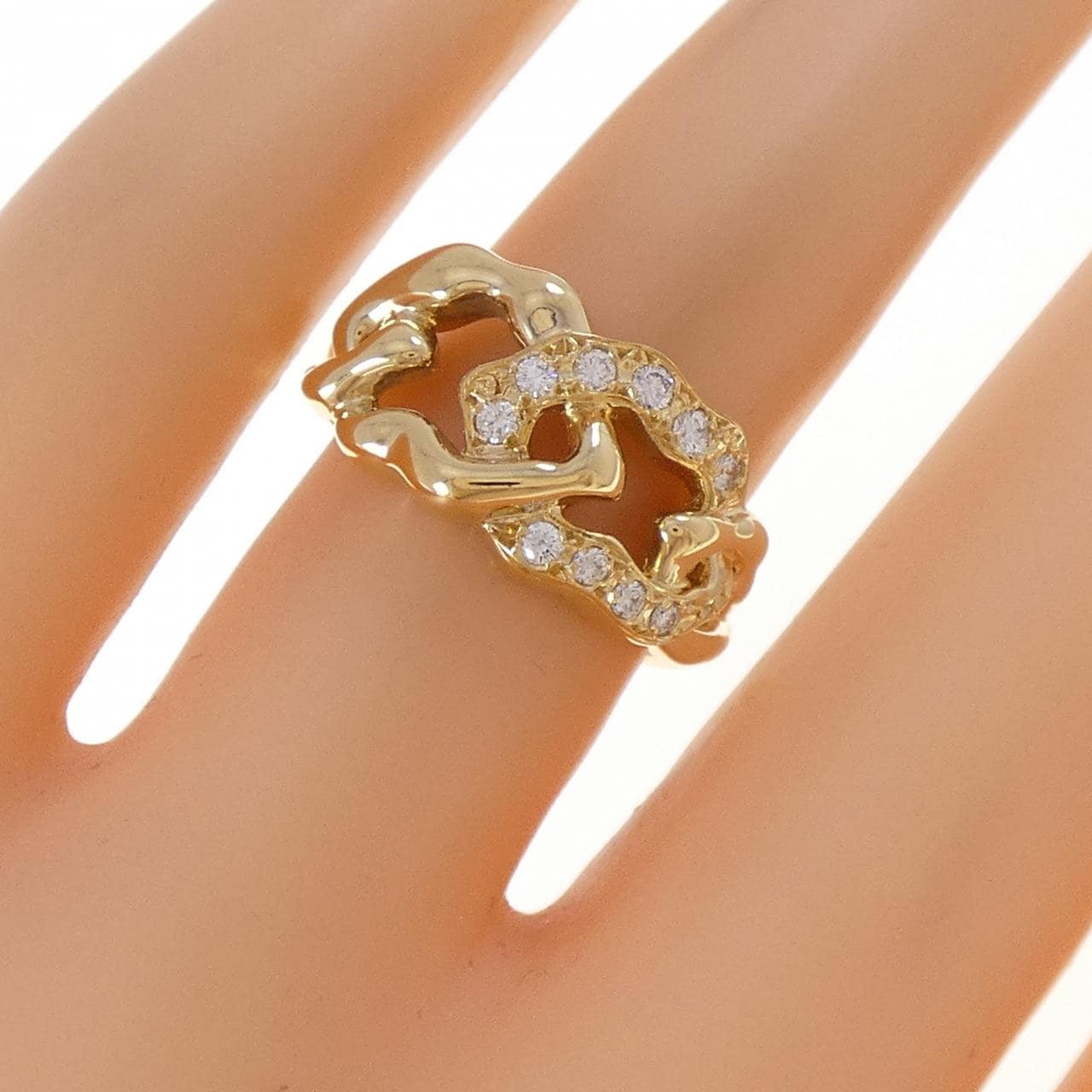 ミキモト ダイヤモンド リング 0.13CT