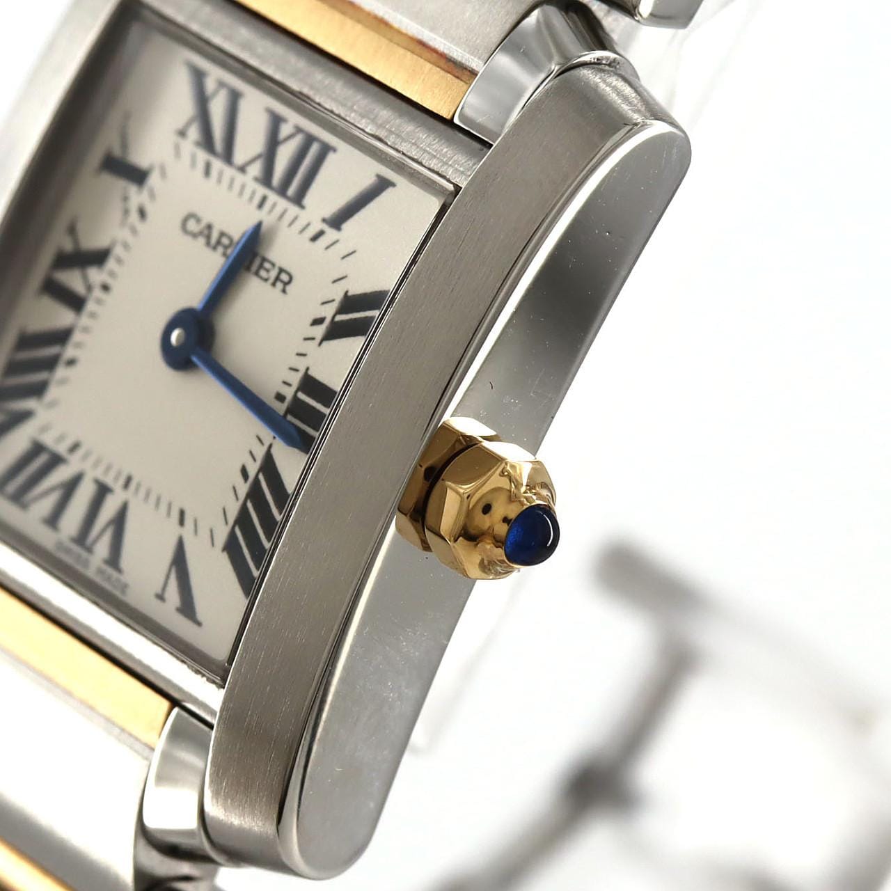 カルティエ タンクフランセーズSM コンビ W51007Q4 SSxYG クォーツ