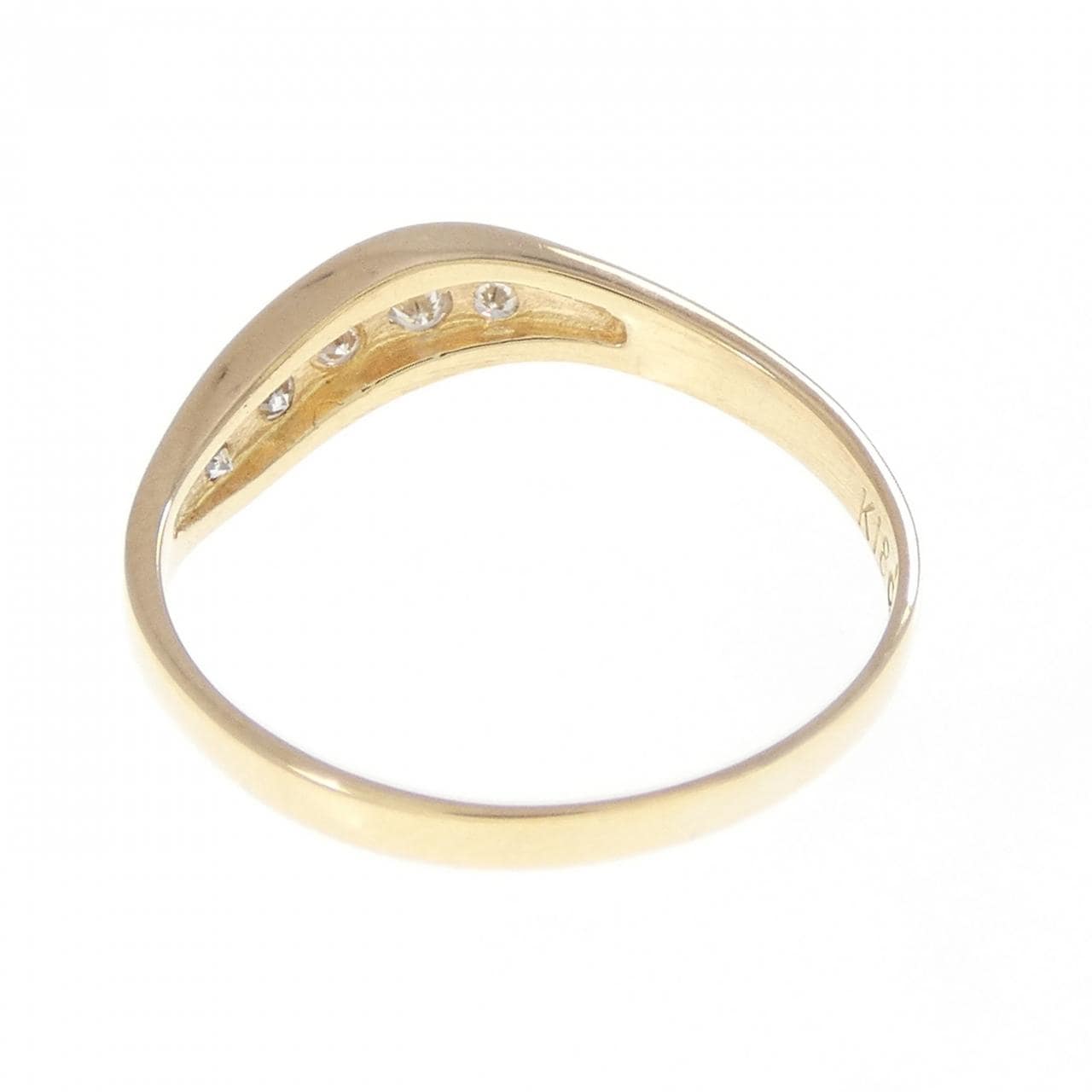 K18YG ダイヤモンド リング 0.10CT