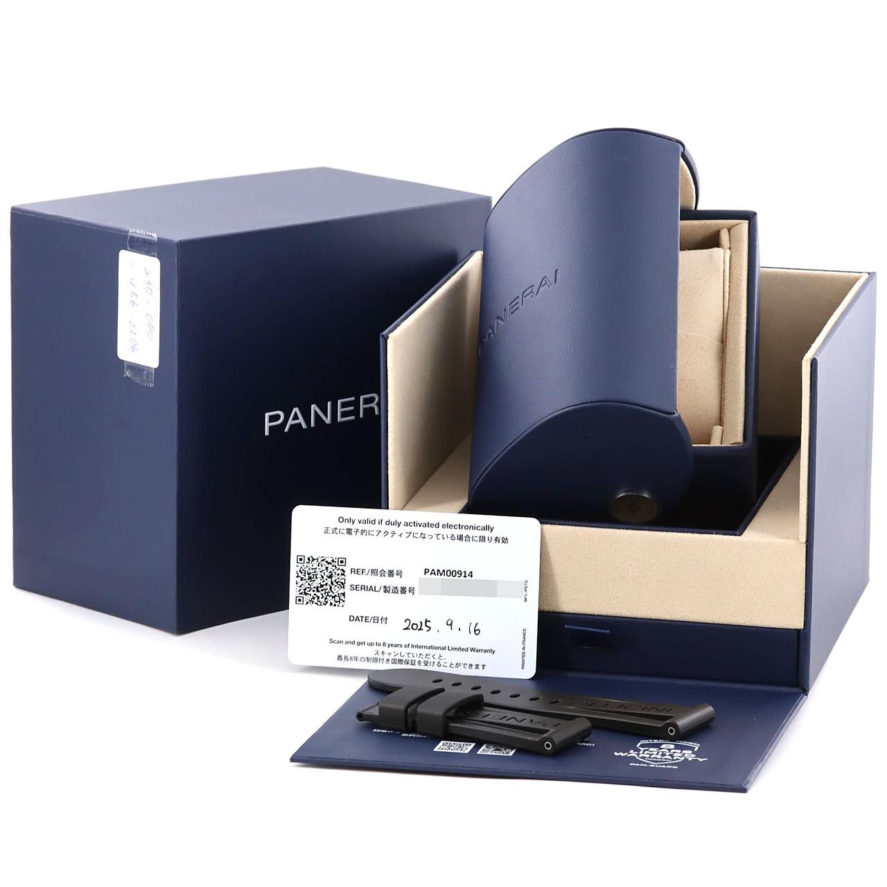 パネライ ルミノールベース8DAYSアッチャイオ PAM00914 SS 手巻