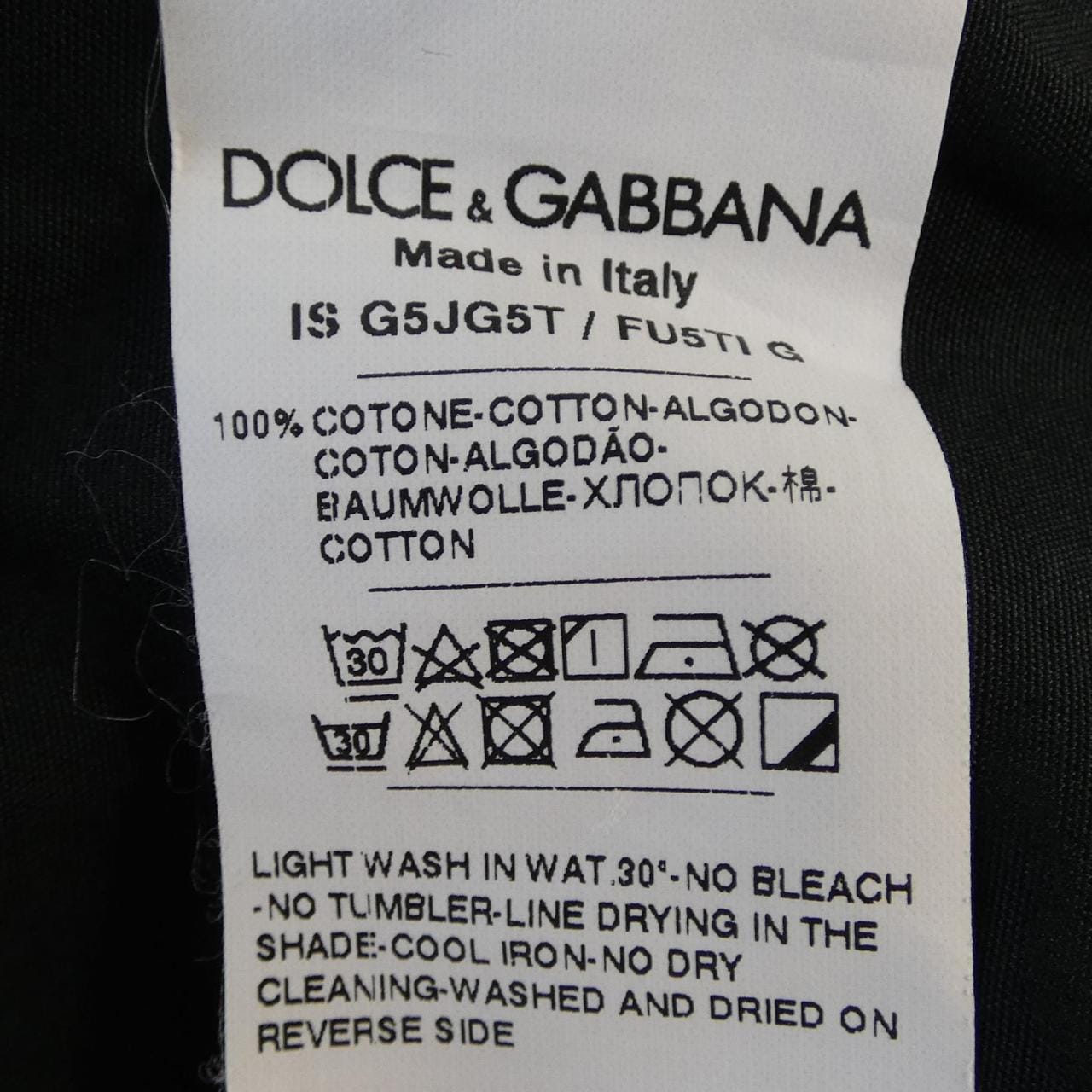 ドルチェアンドガッバーナ DOLCE&GABBANA G5JG5T / FU5TI S／Sシャツ