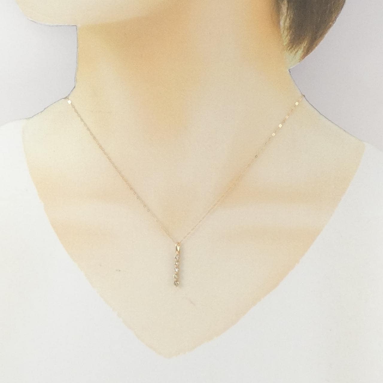 ジーエスティービー ダイヤモンド ネックレス 0.30CT