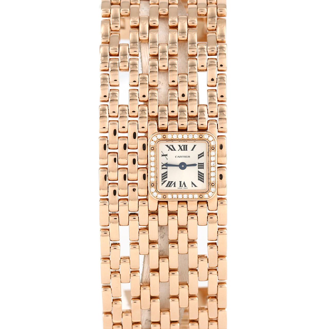 カルティエ パンテールドゥカルティエカフウォッチ/D WJPN0022 PG･RG クォーツ