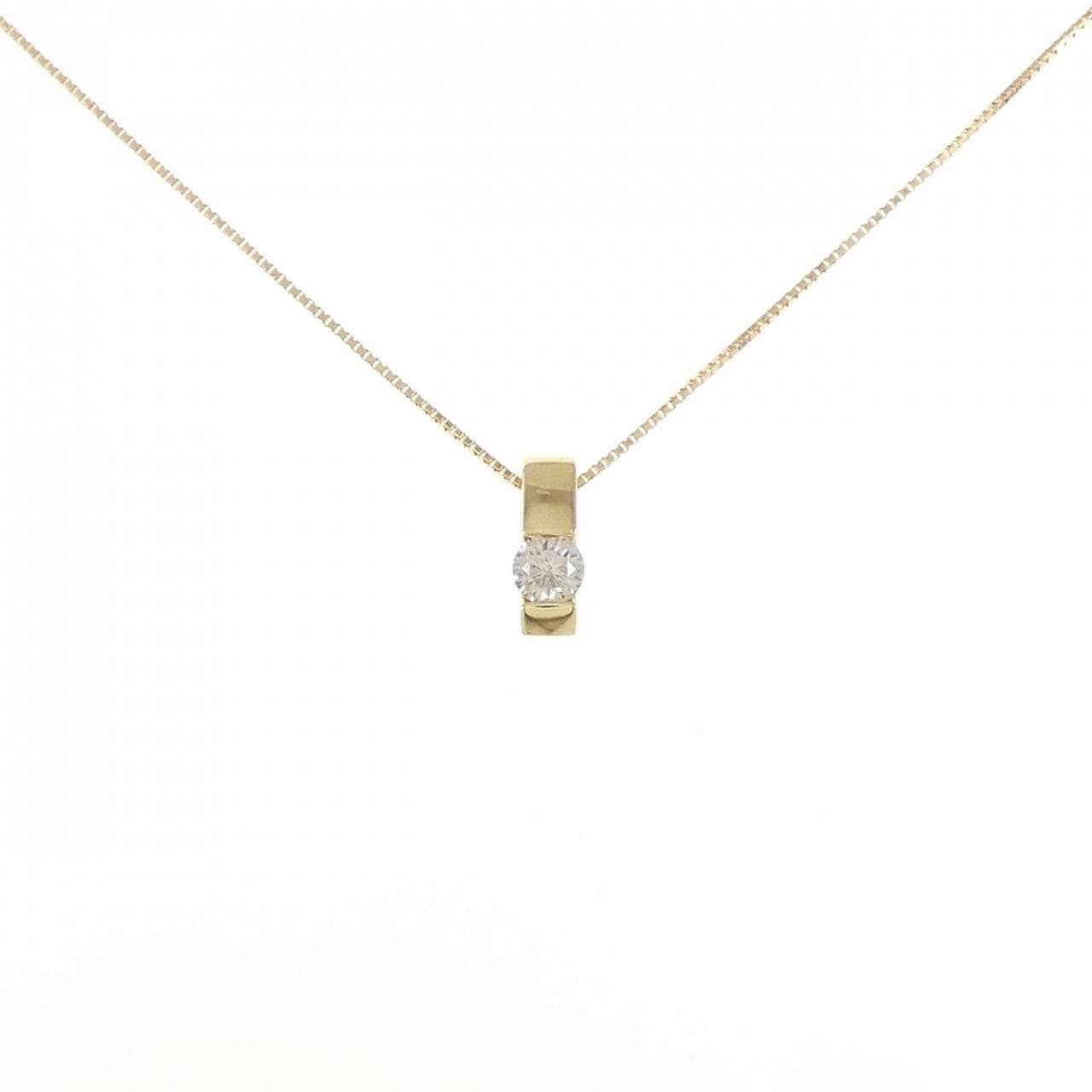 K18YG ダイヤモンド ネックレス 0.317CT