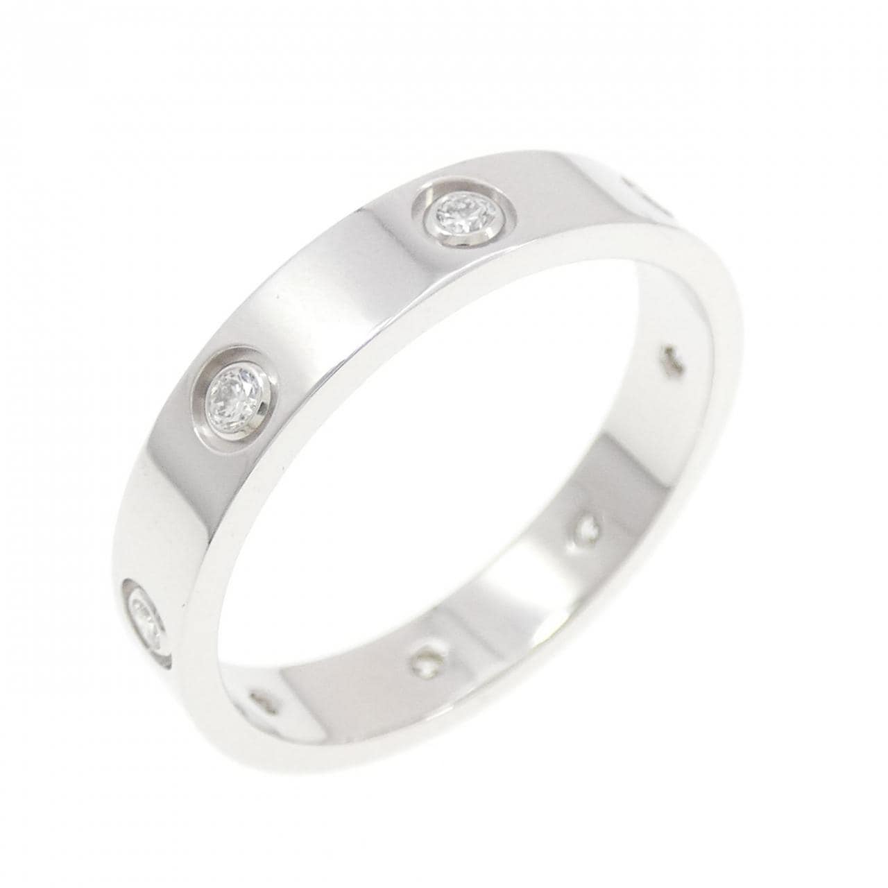 カルティエ ミニラブ フルダイヤ リング