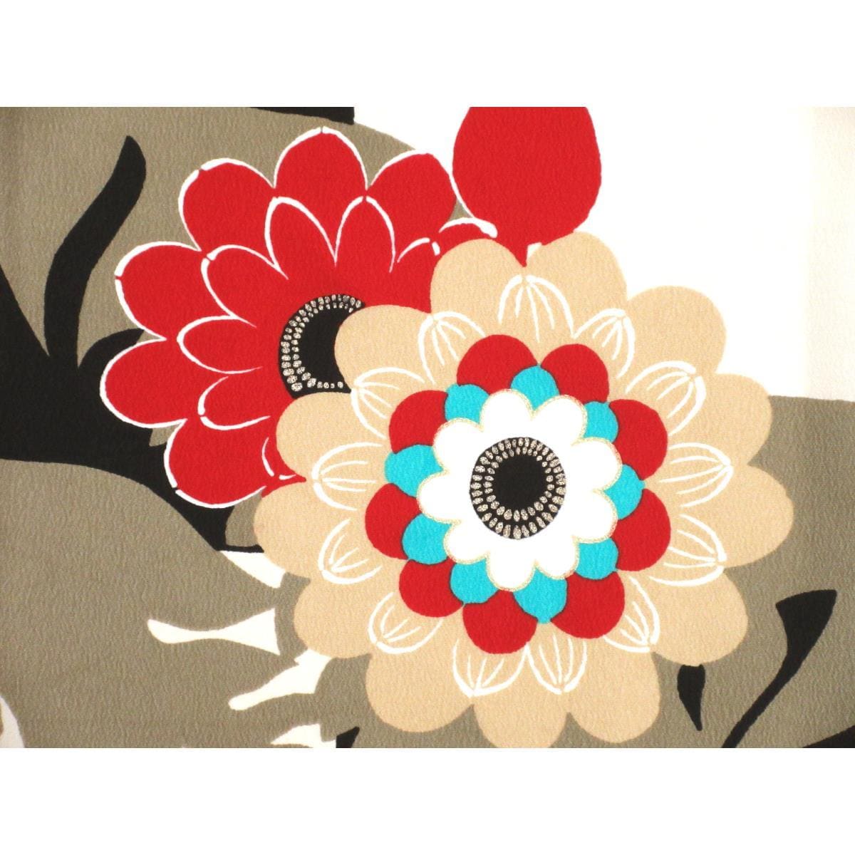 化繊　二尺袖　モダンアンテナ