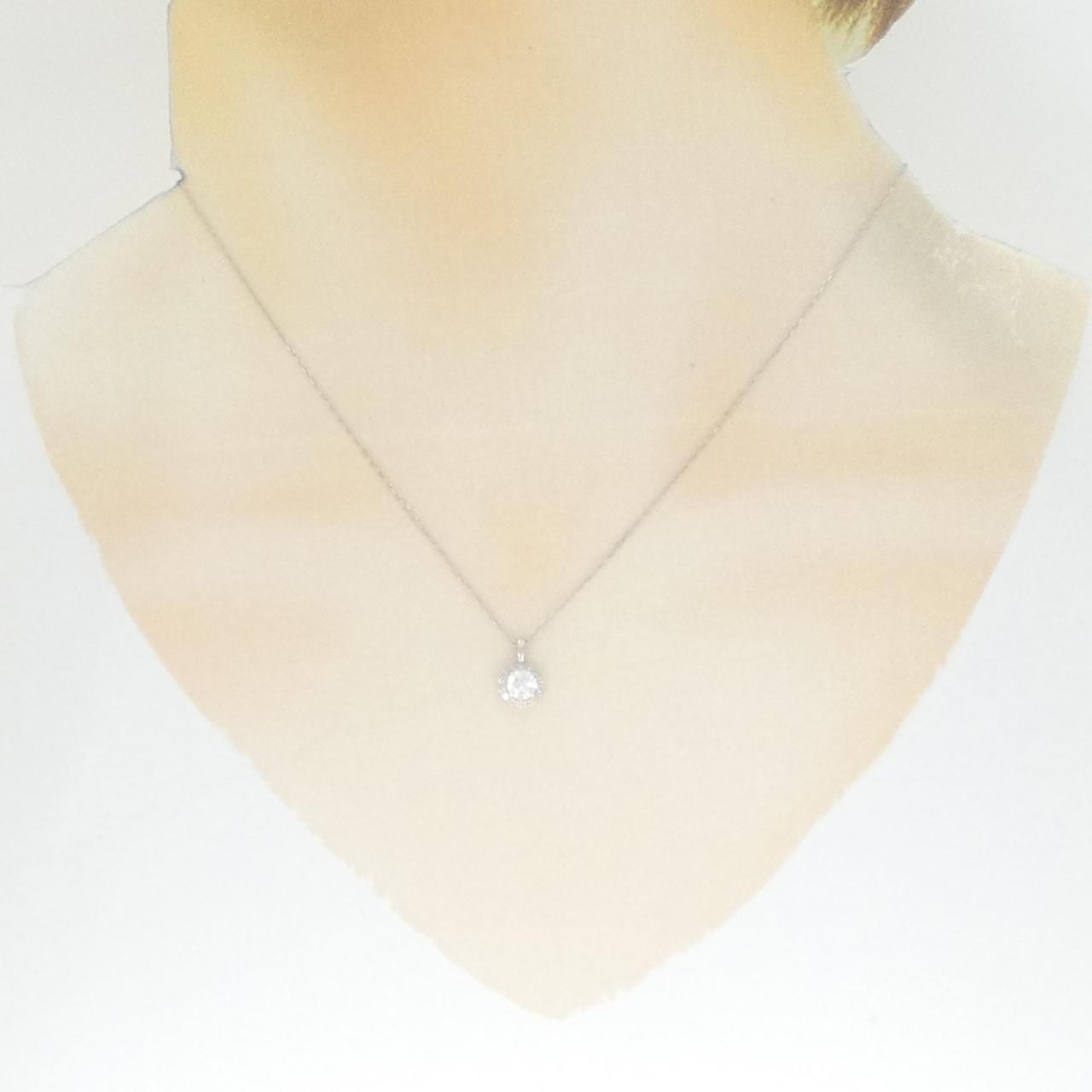 【新品】PT ダイヤモンド ネックレス 0.306CT G SI2 Good