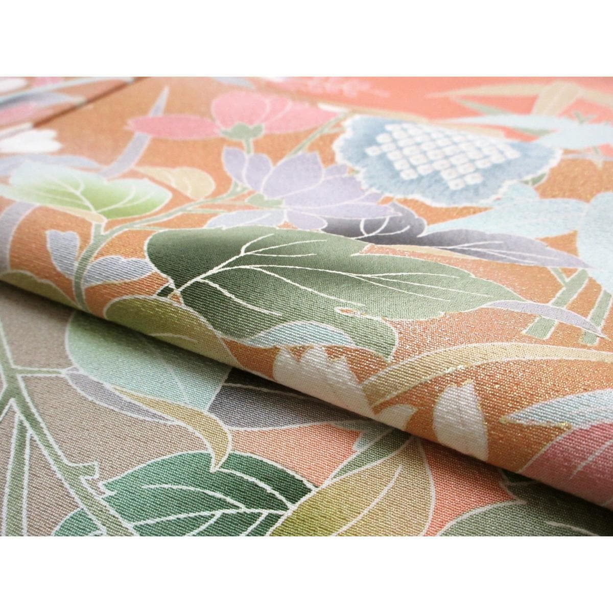 Homongi, Yuzen gold color processing, blur dyeing