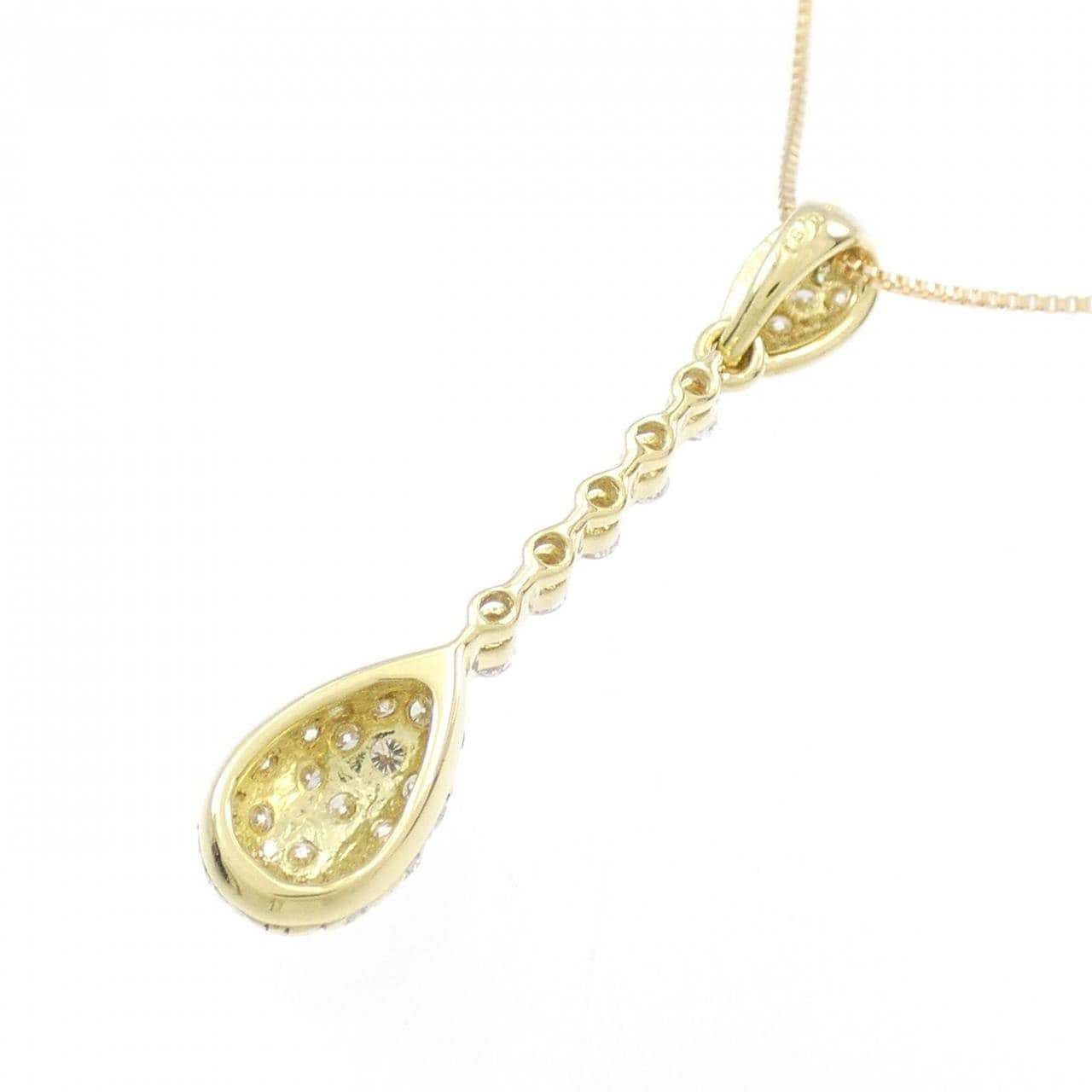 K18YG ダイヤモンド ネックレス 0.51CT