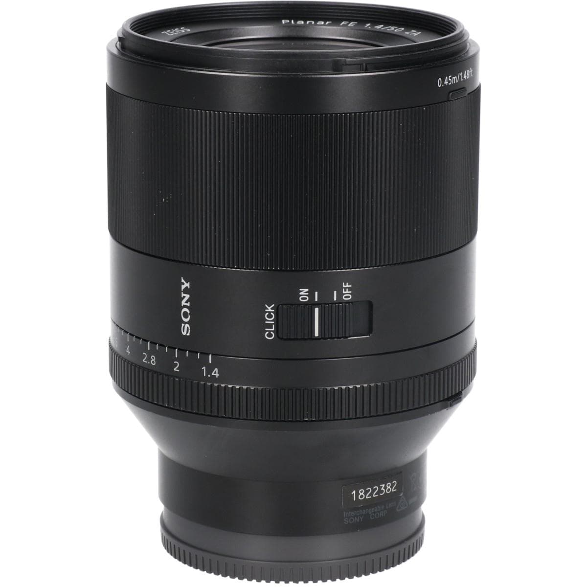 FE50mm F1.4ZA SEL50F14Z