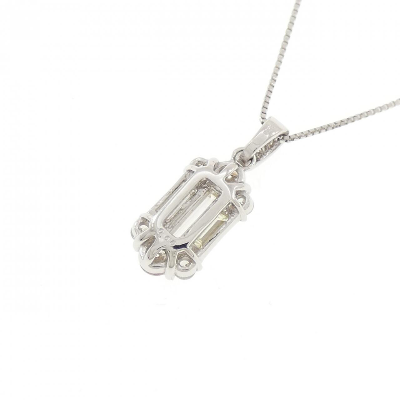 【新品】PT900/PT850 ダイヤモンド ネックレス 0.68CT