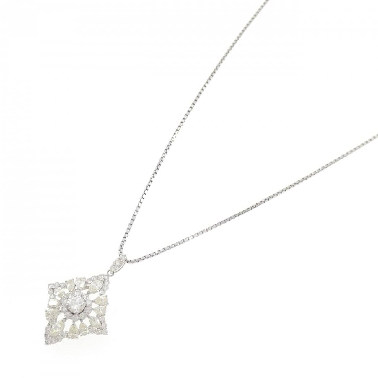 PT900/PT850 ダイヤモンド ネックレス 0.237CT