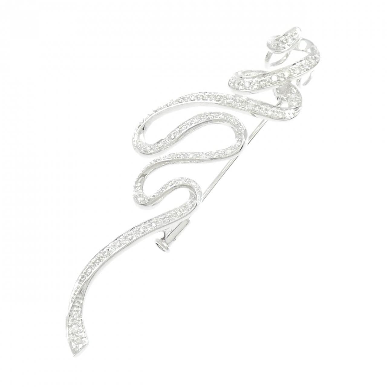 750WG钻石胸针 0.51克拉