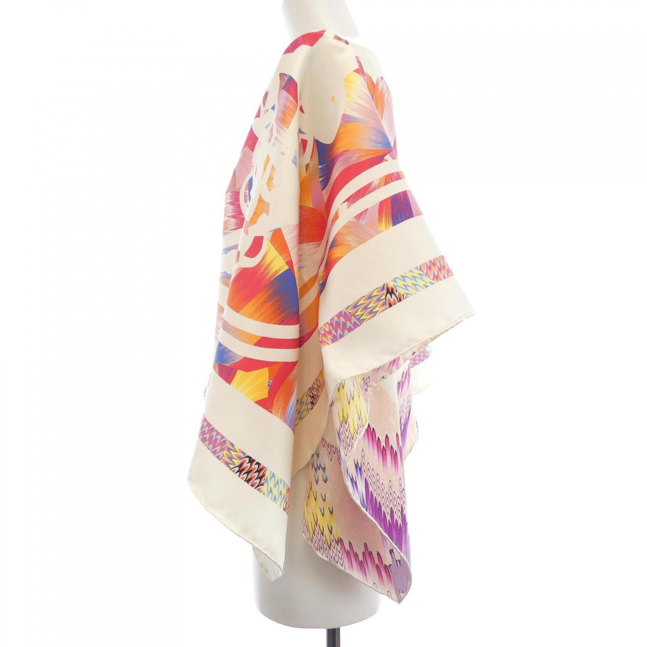 エルメス HERMES カレ ドサール ブリッド･ドゥ･ガラ　マーブルシルク H783890S ツイルレーヌ ポンチョ