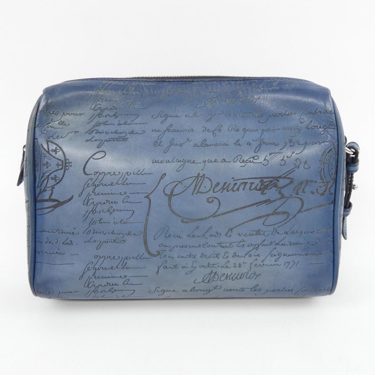 ベルルッティ Berluti ローズウッドスクリットレザーポーチ BAG