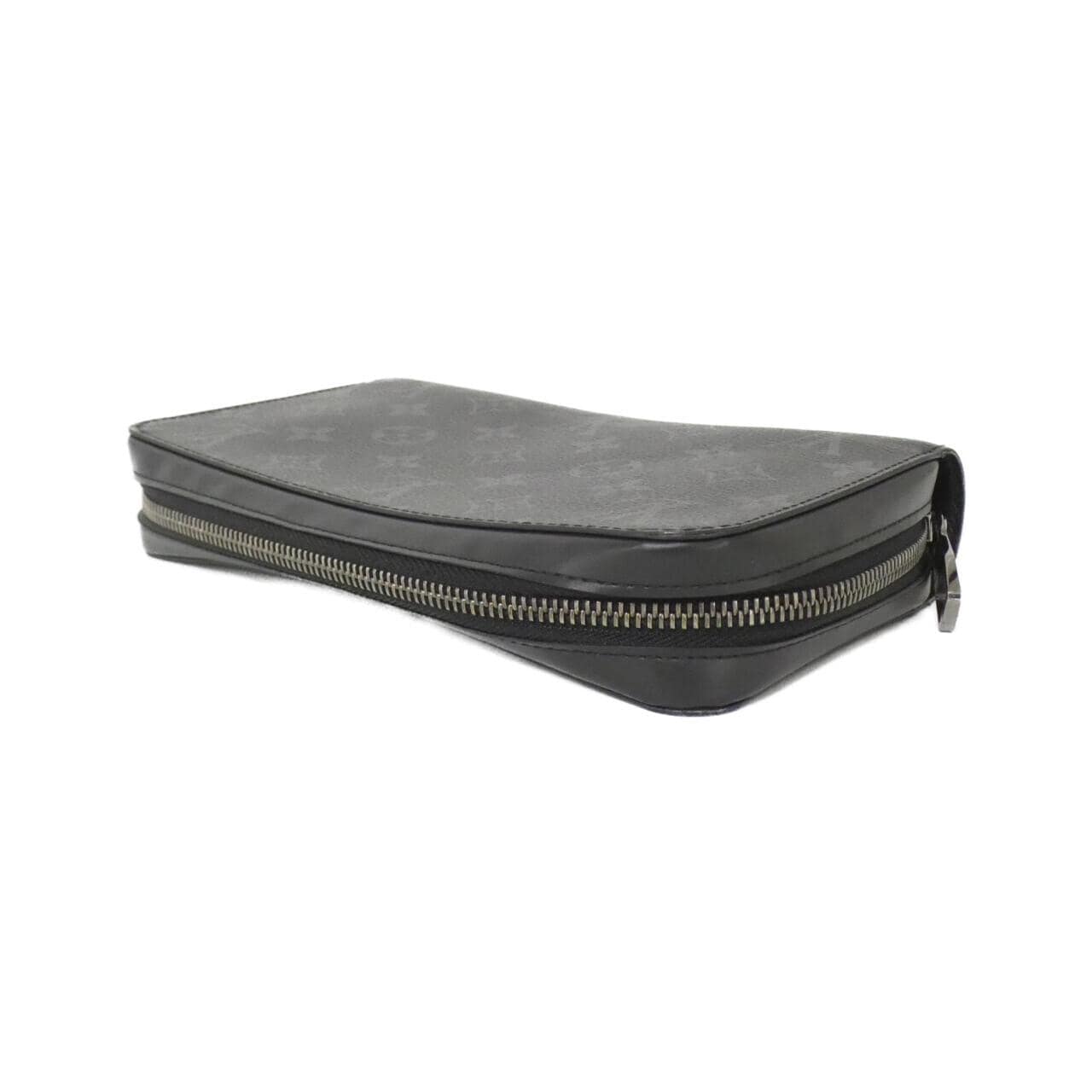 LOUIS VUITTON Monogram Eclipse拉链XL M61698 钱包