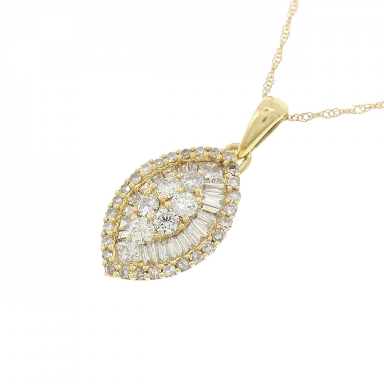 K18YG ダイヤモンド ネックレス 0.50CT