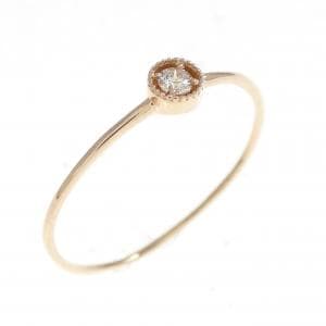 K18PG ダイヤモンド リング 0.03CT