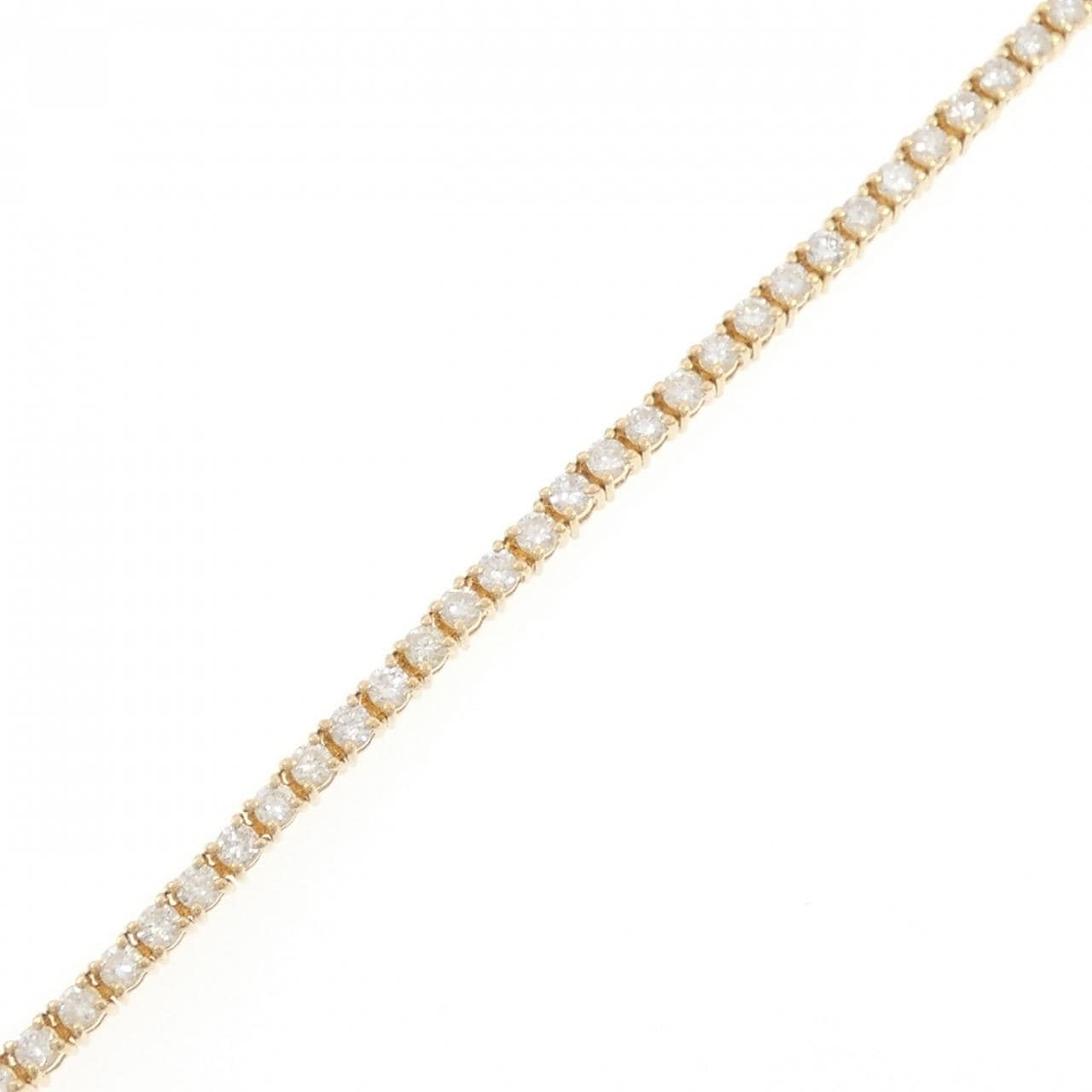 K18YG ダイヤモンド ブレスレット 3.20CT