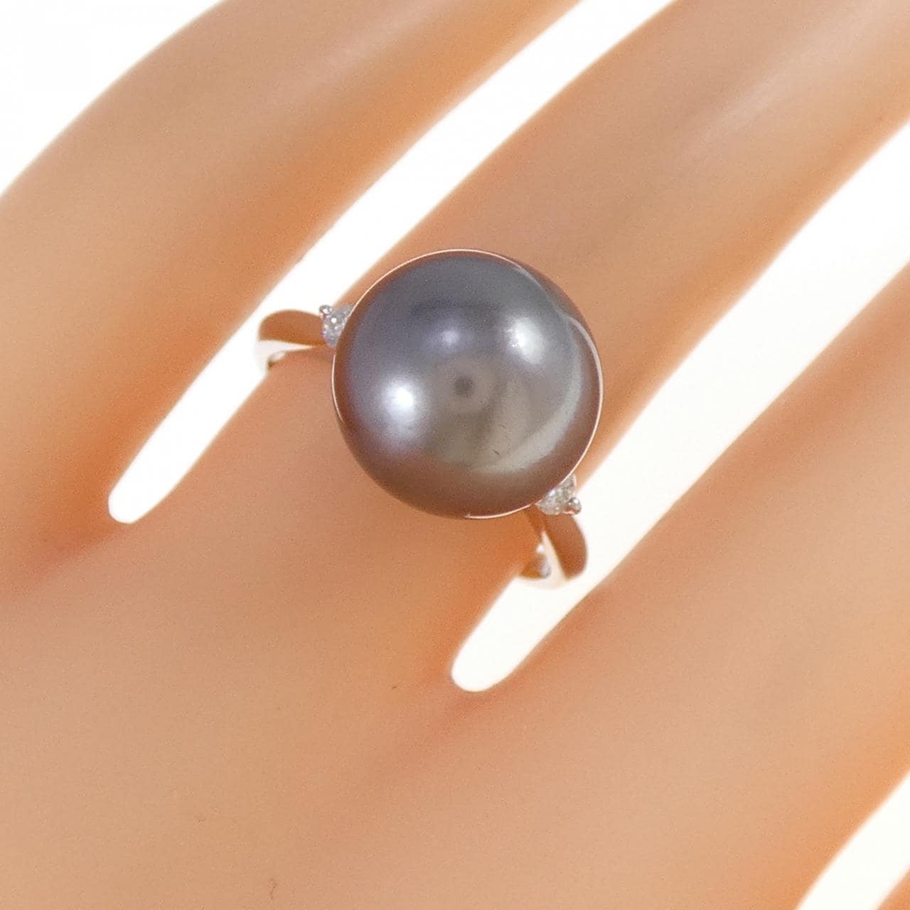 PT900 黒蝶パール リング 11.2mm