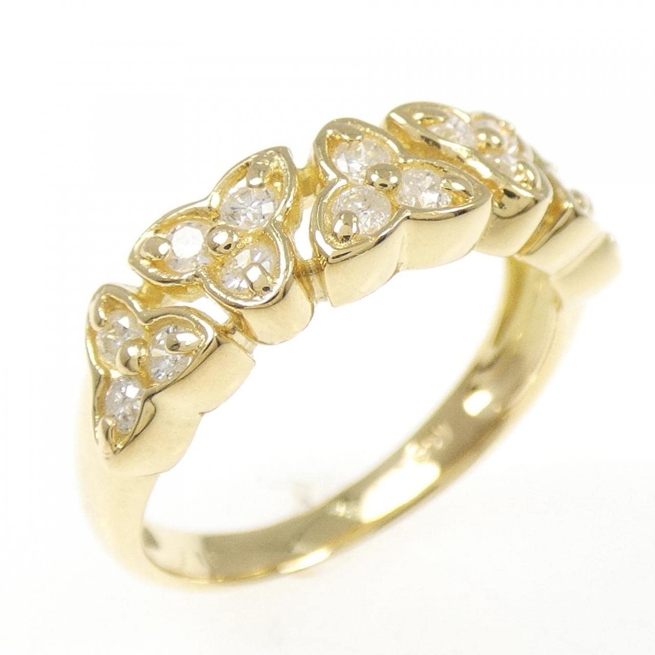 K18YG ダイヤモンド リング 0.31CT