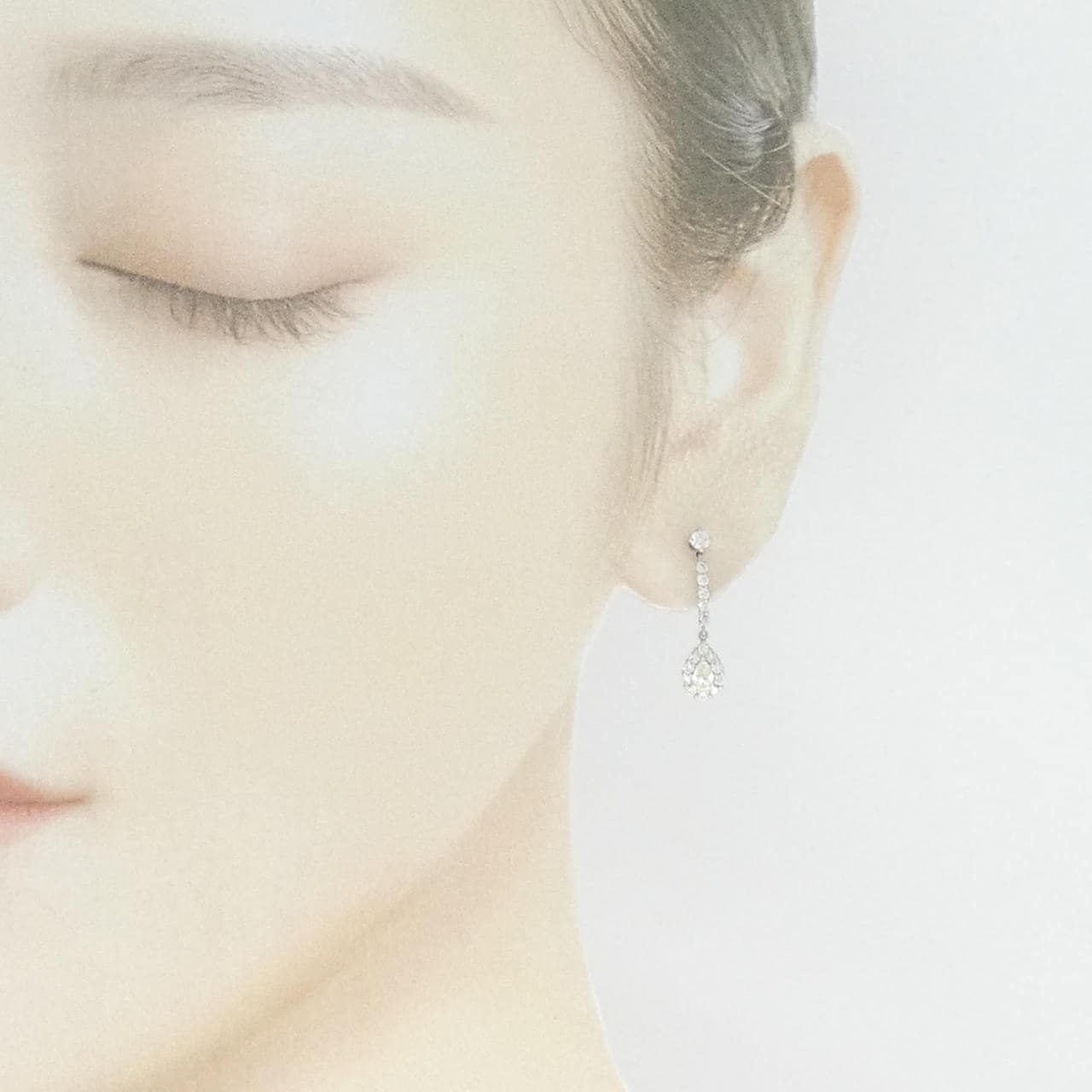 【新品】PT900 ダイヤモンド ピアス 0.80CT