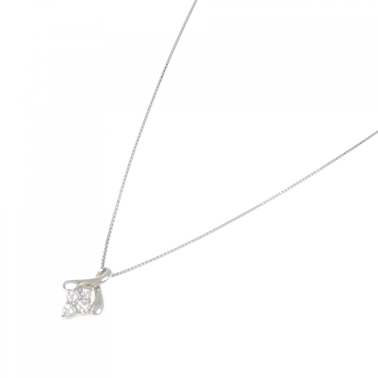 PT900/PT850 ダイヤモンド ネックレス 0.30CT