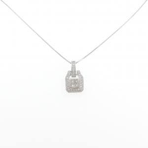 K18WG ダイヤモンド ネックレス 0.52CT