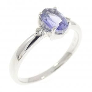 K18WG タンザナイト リング