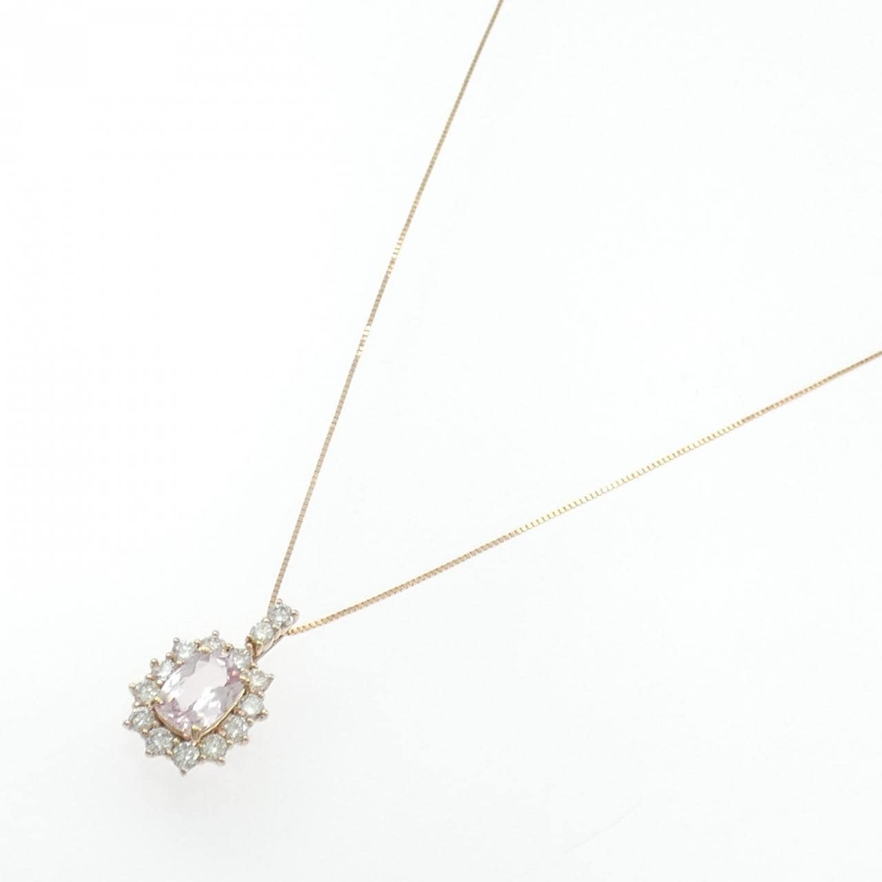 K18PG ベリル ネックレス 0.80CT