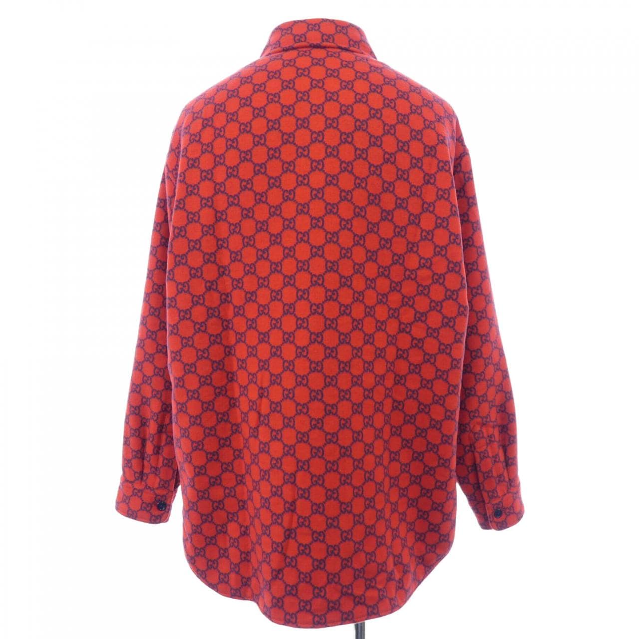 グッチ GUCCI GGウールフランネル パデッドオーバーシャツ 762183 ZAPDW ジャケット