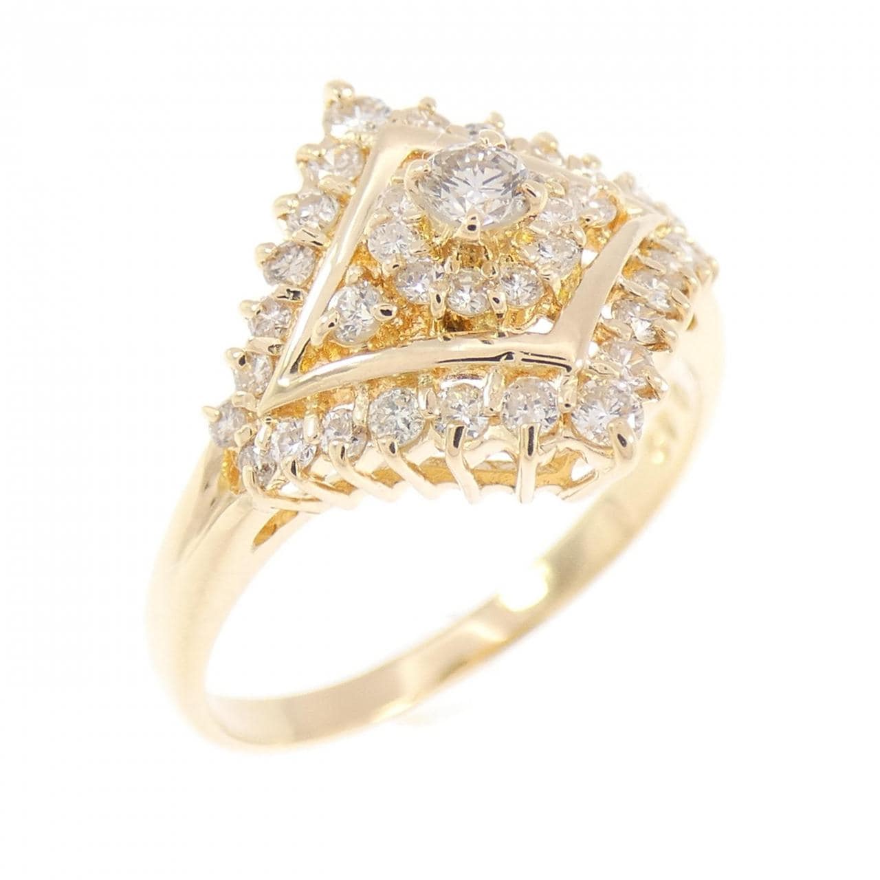 K18YG ダイヤモンド リング 0.40CT