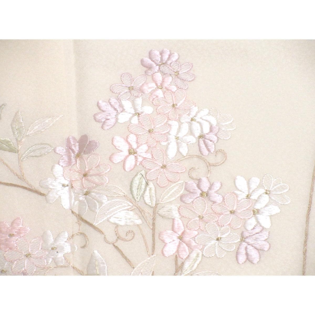 訪問着　刺繍加工