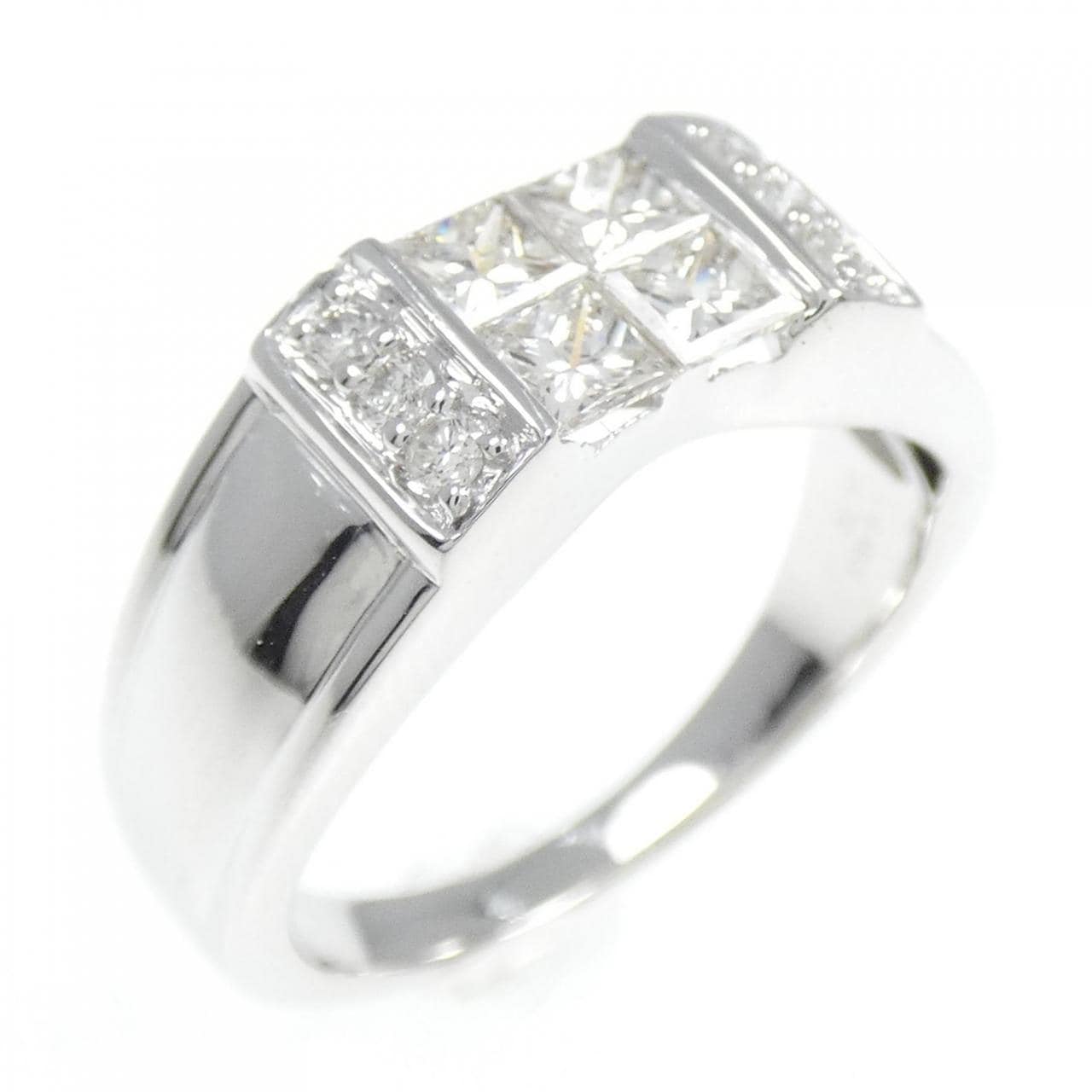 K18WG ダイヤモンド リング 0.70CT