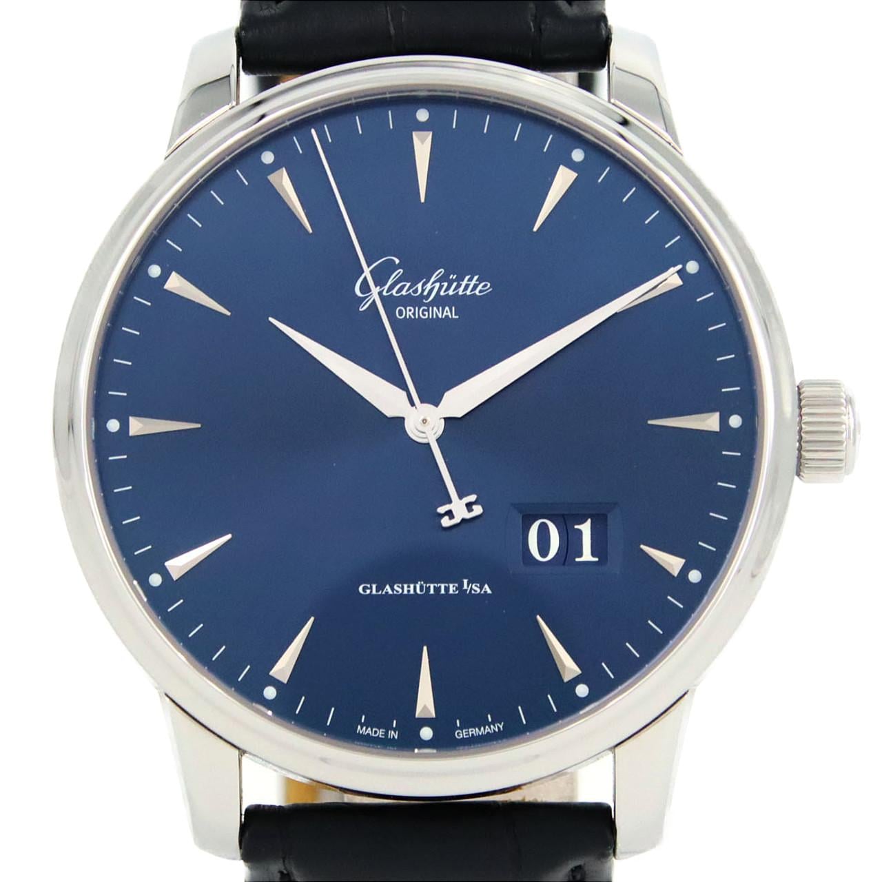 グラスヒュッテ･オリジナル セネタエクセレンスパノラマデイト 1-36-03-04-02-30 SS 自動巻