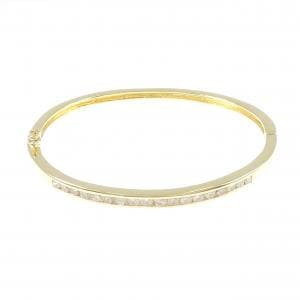 K18YG ダイヤモンド バングル 1.3CT