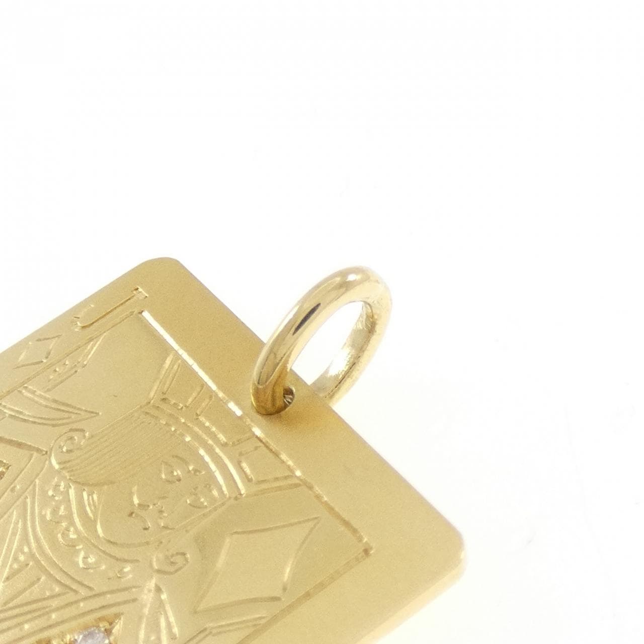 K18YG ダイヤモンド ペンダント 0.128CT