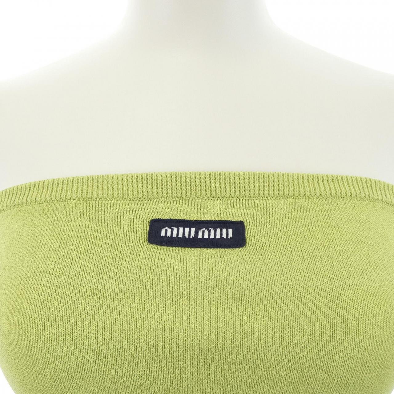 ミュウミュウ MIU MIU ビースコーストップ MMV290 SOOO 17UP トップス