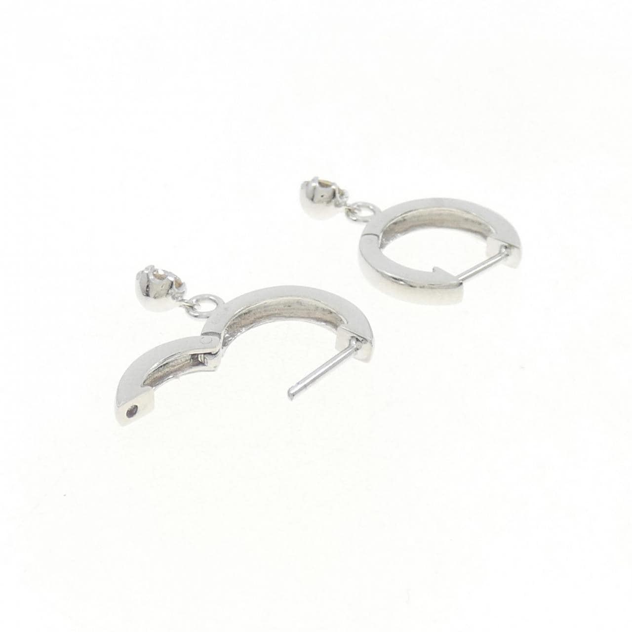 K18WG ダイヤモンド ピアス 0.20CT