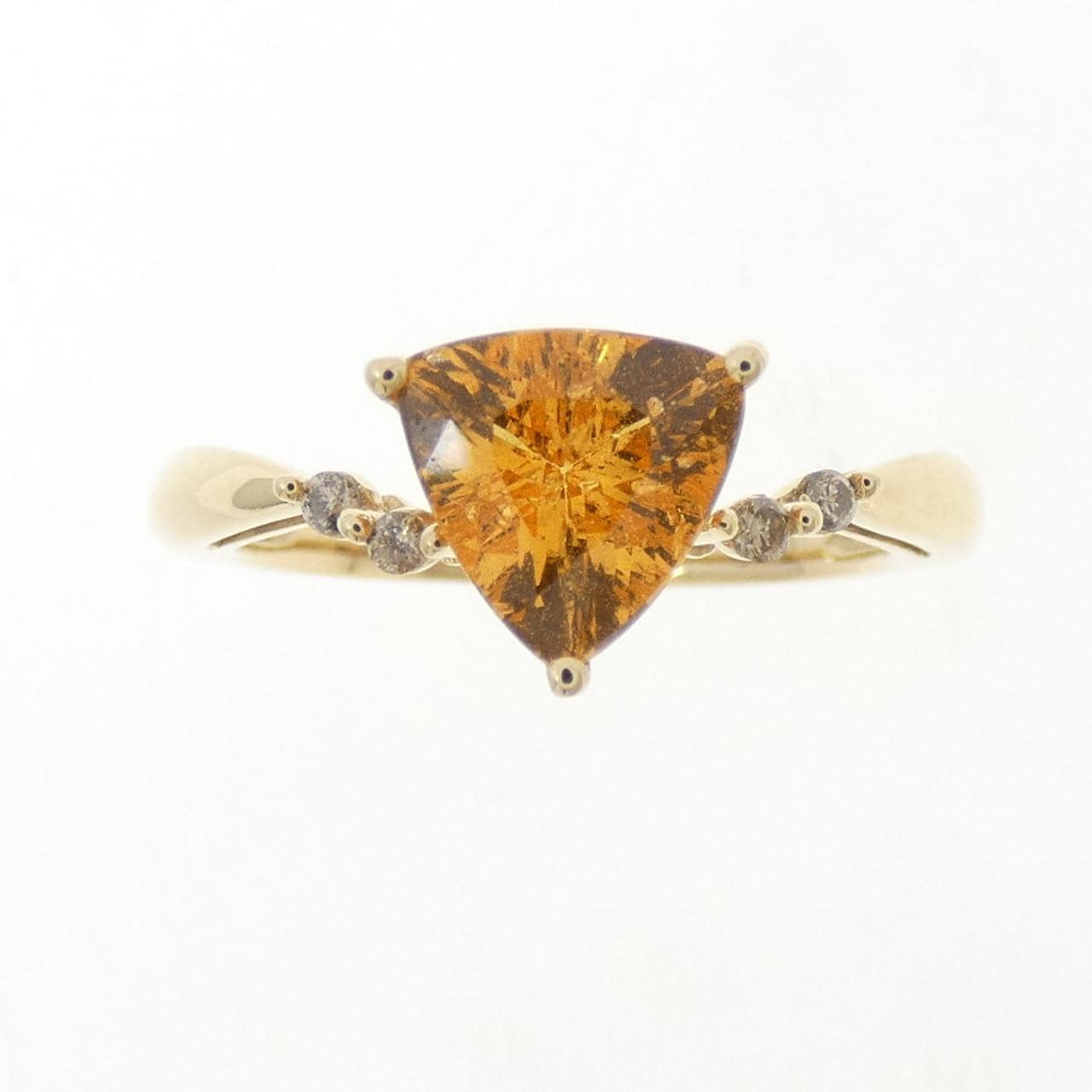 K18YG石榴石戒指 1.20CT