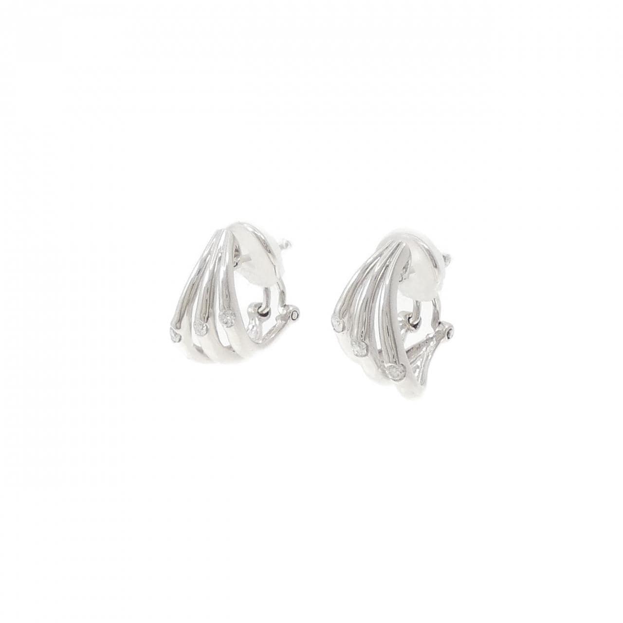 K18WG ダイヤモンド ピアス/イヤリング 0.20CT