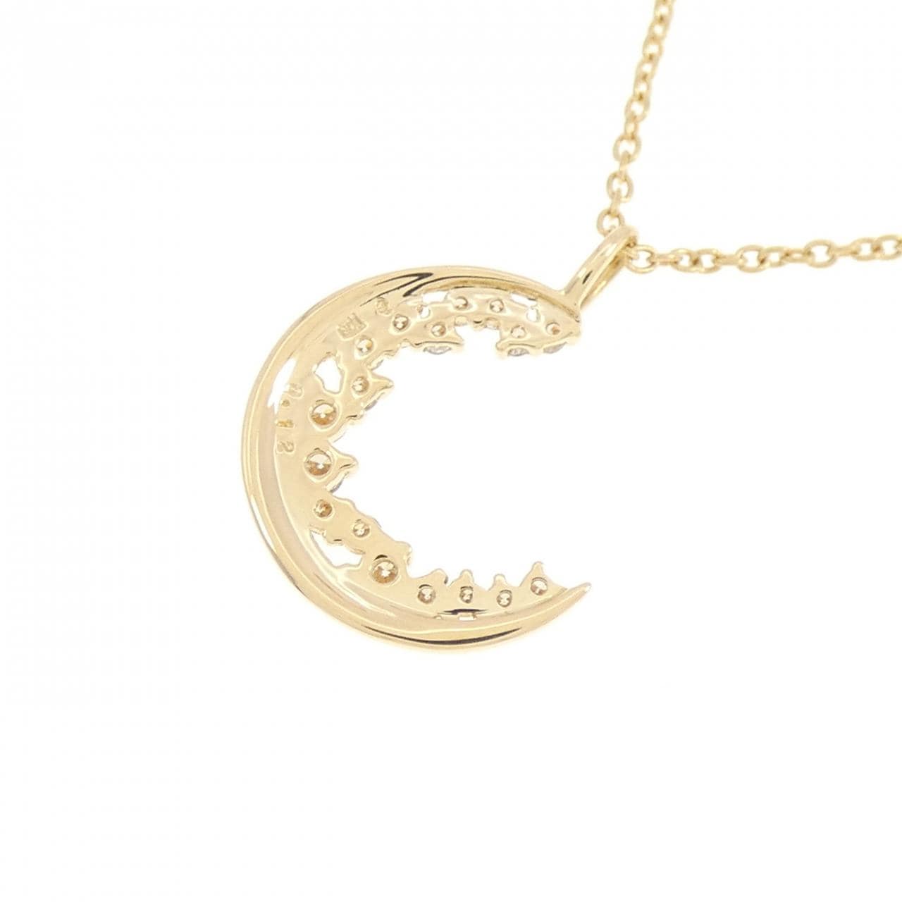 K18YG ダイヤモンド ネックレス 0.12CT