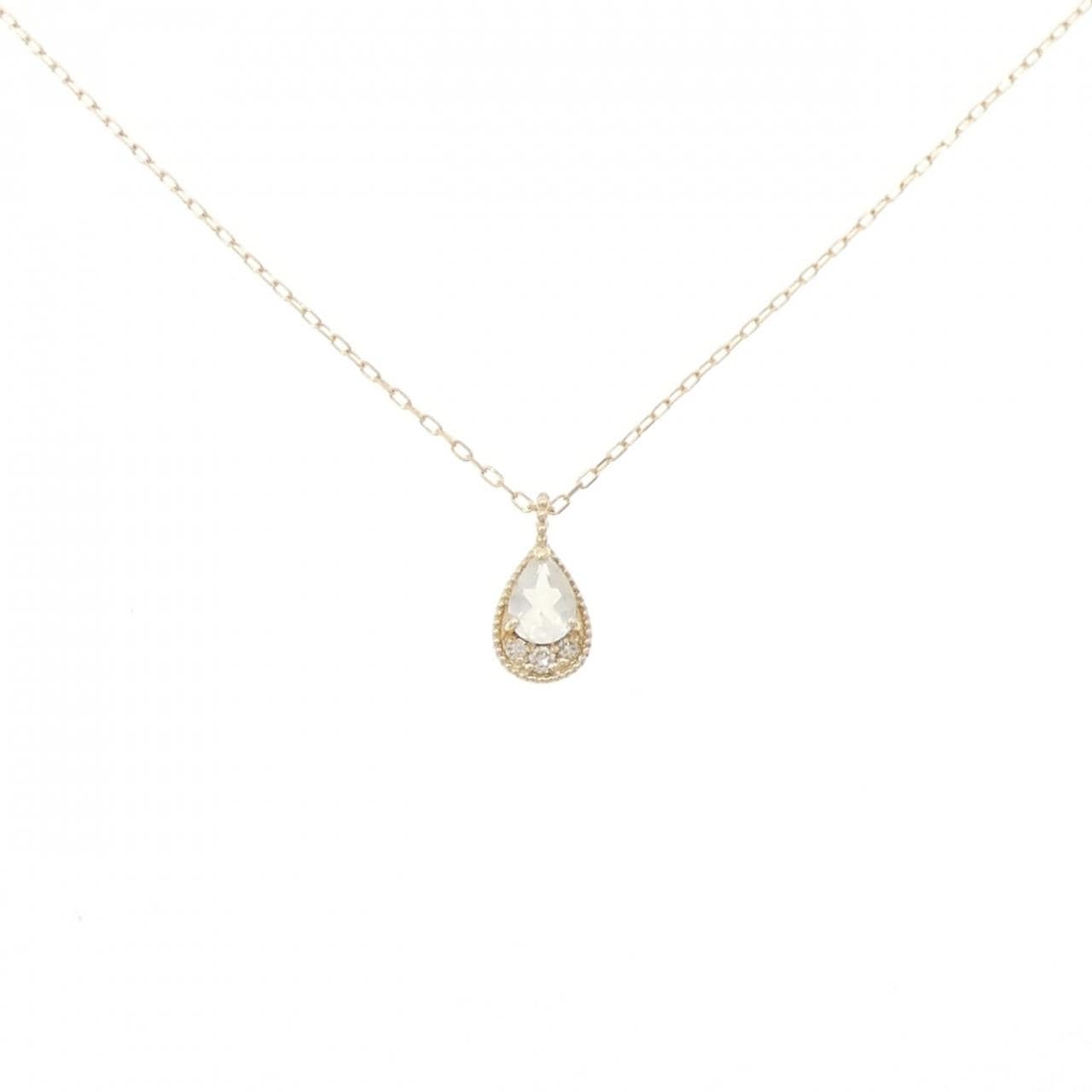 K10YG Moonstone Necklace
