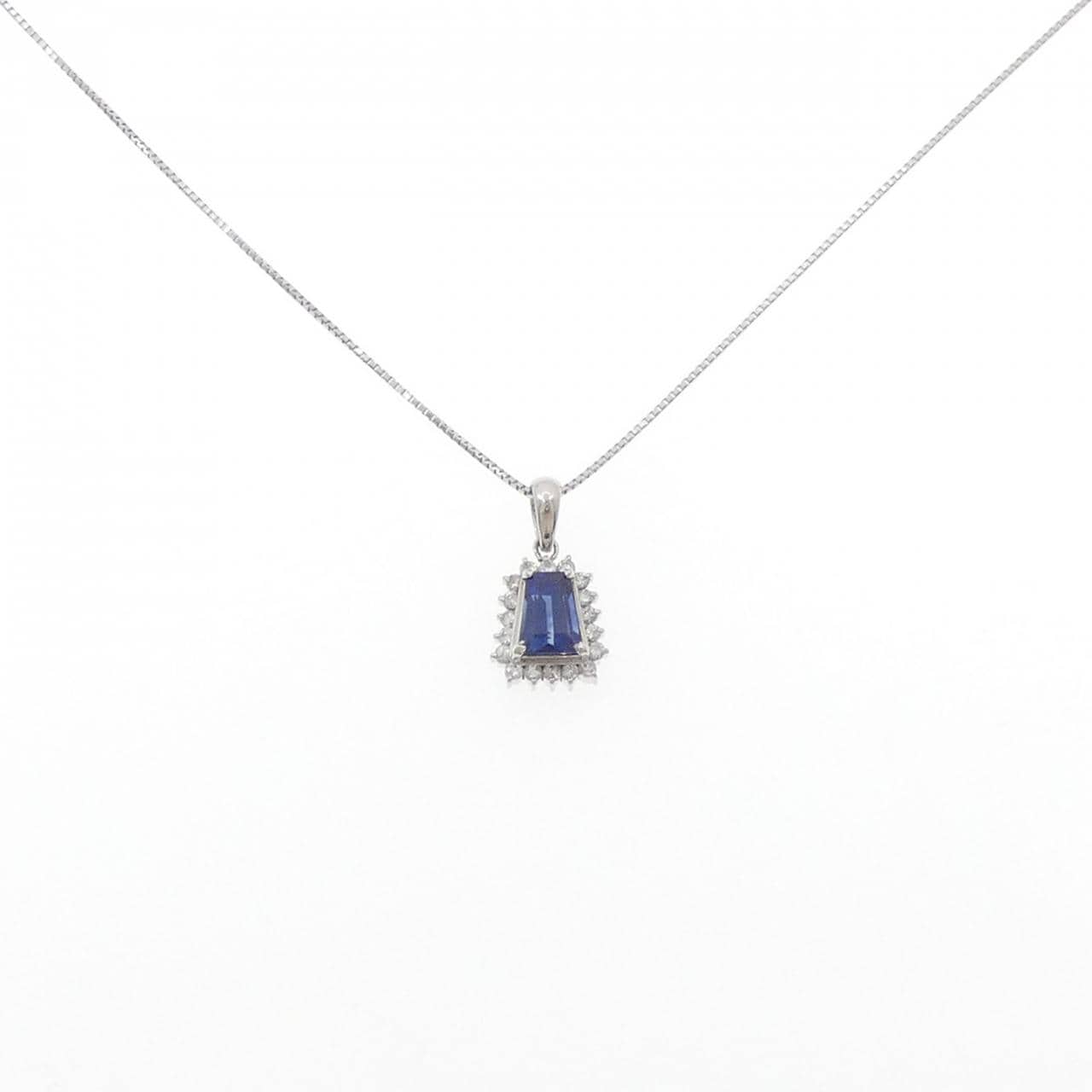 PT900/PT850 サファイヤ ネックレス 1.28CT